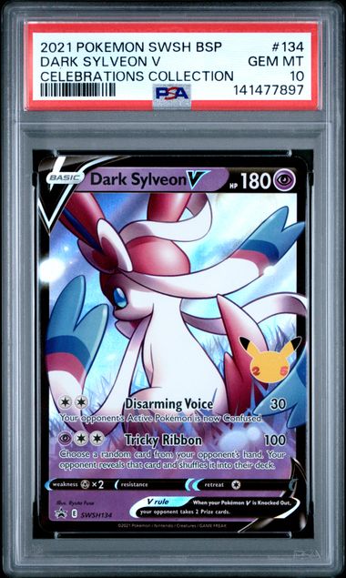 Dark Sylveon V Promo SWSH134 PSA 10