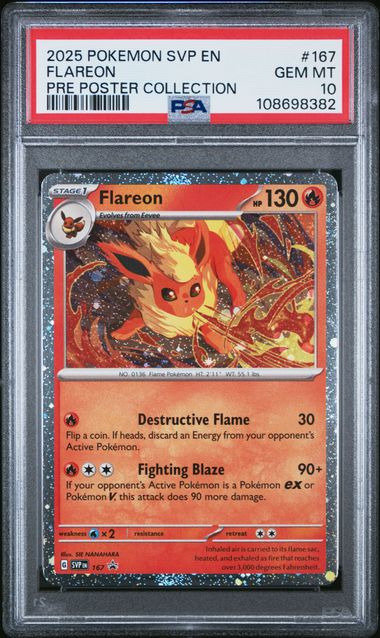Flareon Promo SVP 167 PSA 10