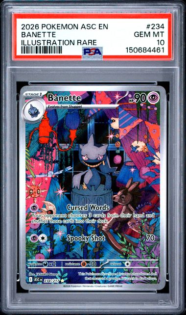 Banette IR Ascended Heroes 234/217 PSA 10