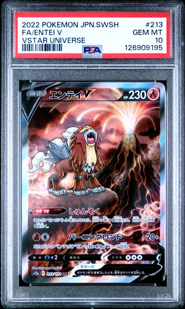 Entei V VSTAR Universe 213/172 PSA 10