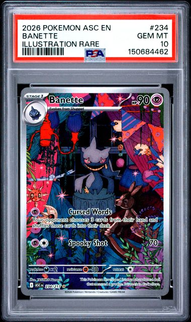 Banette IR Ascended Heroes 234/217 PSA 10