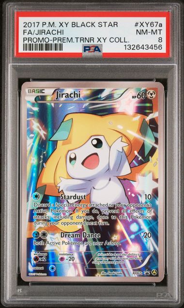 Jirachi XY67a Promo PSA 8