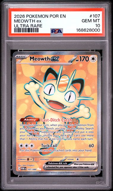 Meowth ex Perfect Order 107/088 PSA 10