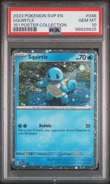 Squirtle 048 Promo PSA 10