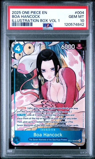 Boa Hancock Illustration Box Vol. 1 ST17-004 PSA 10