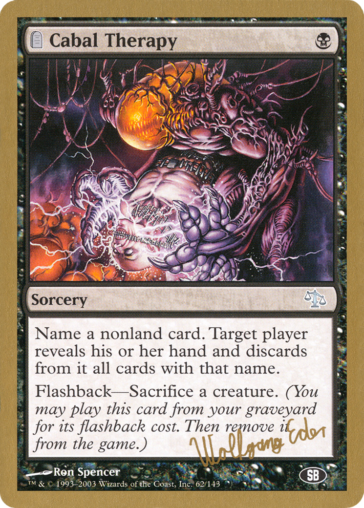 Cabal Therapy (WCD-) - World Championship Decks 2003: (tombstone)