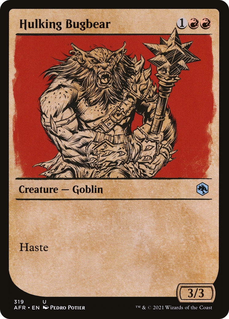 Hulking Bugbear (AFR-319) - Adventures in the Forgotten Realms: (Showcase)