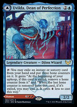 Uvilda, Dean of Perfection // Nassari, Dean of Expression (STX-160) - Strixhaven: School of Mages Foil