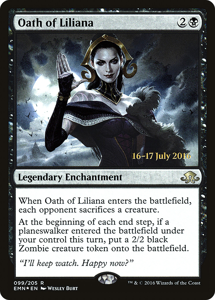 Oath of Liliana (PRE-99S) - Eldritch Moon Promos Foil