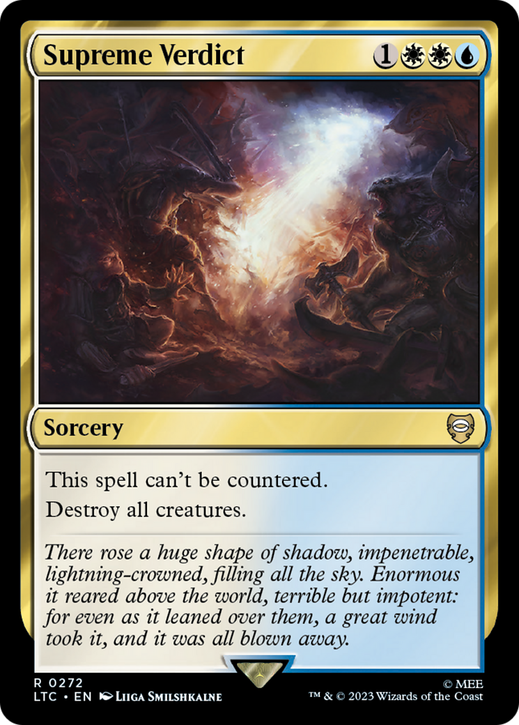 Supreme Verdict (LTC-272) - Tales of Middle-earth Commander