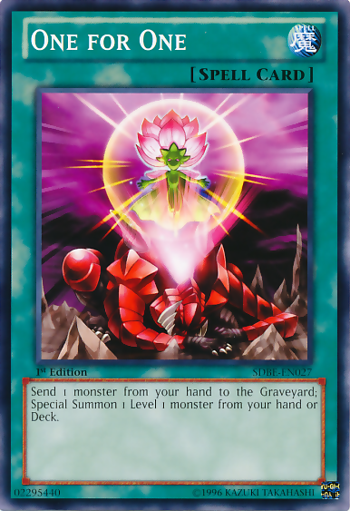 One for One (SDBE-EN027) - Structure Deck: Saga of Blue-Eyes White Dragon Unlimited