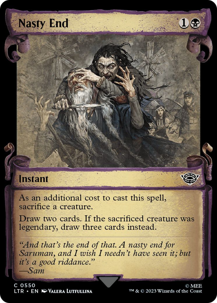 Nasty End (LTR-550) - The Lord of the Rings: Tales of Middle-earth: (Showcase)