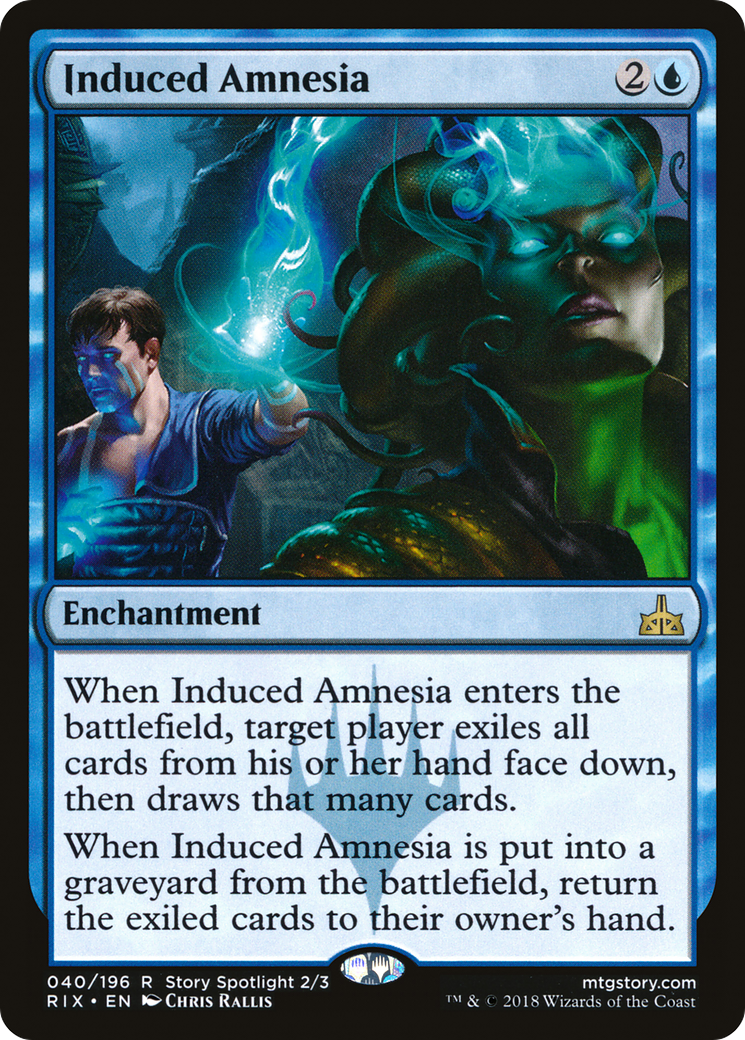 Induced Amnesia (RIX-040) - Rivals of Ixalan Foil