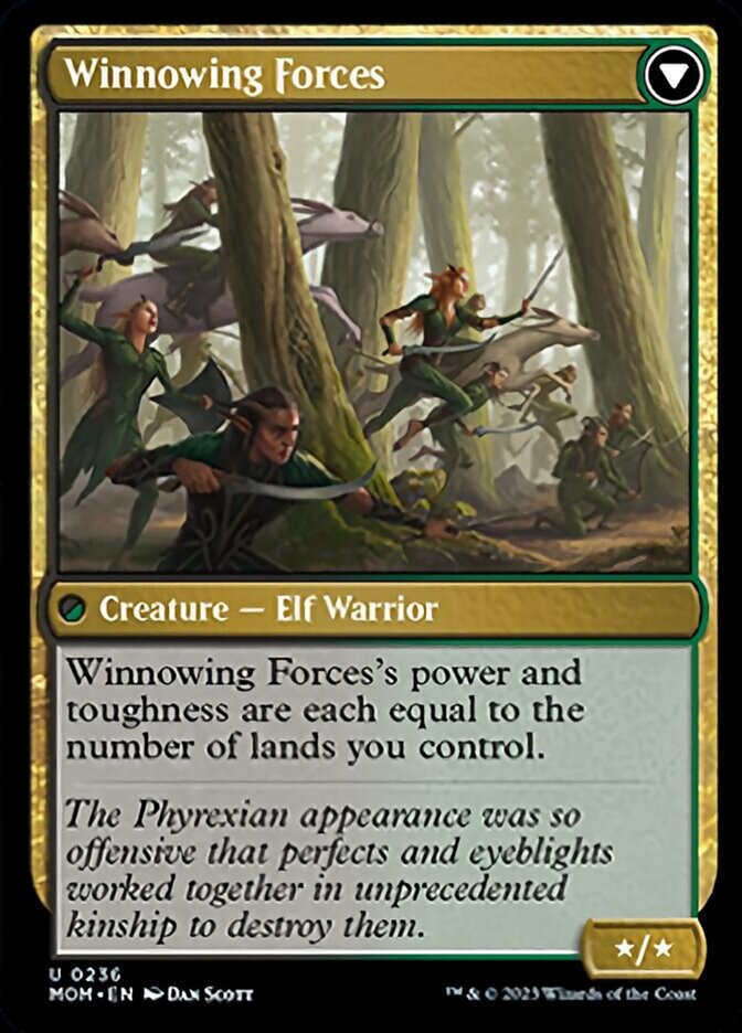 Invasion of Lorwyn // Winnowing Forces (MOM-236) - March of the Machine