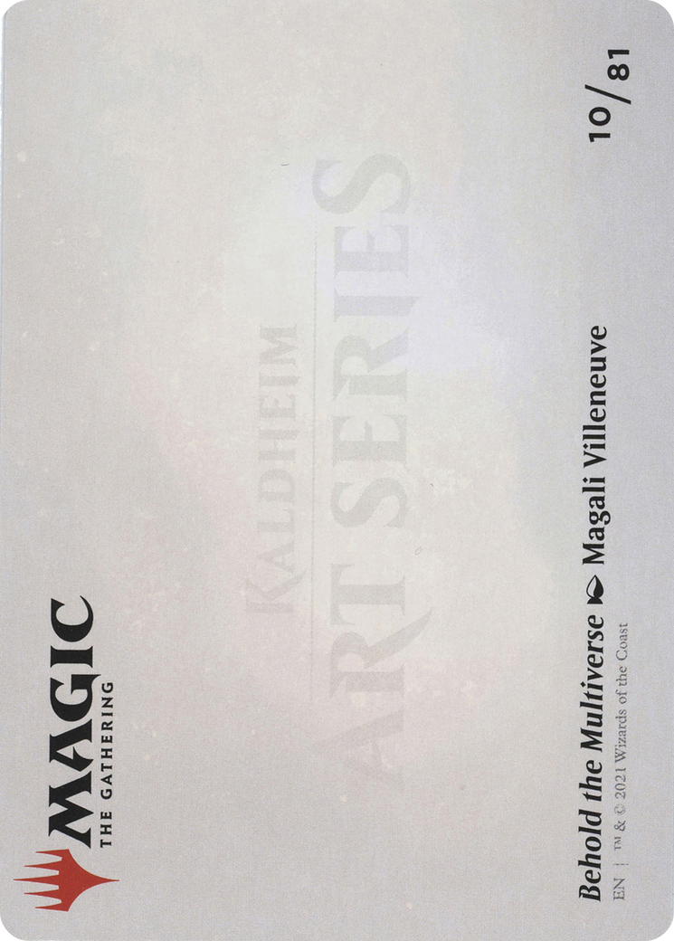 Behold the Multiverse Art Card (ASKHM-010) - Art Series: Kaldheim (Borderless)