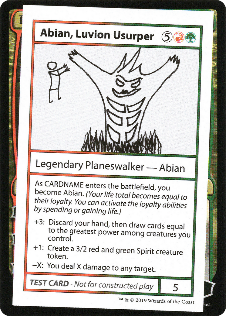Abian, Luvion Usurper (CMB1-) - Mystery Booster Playtest Cards 2021