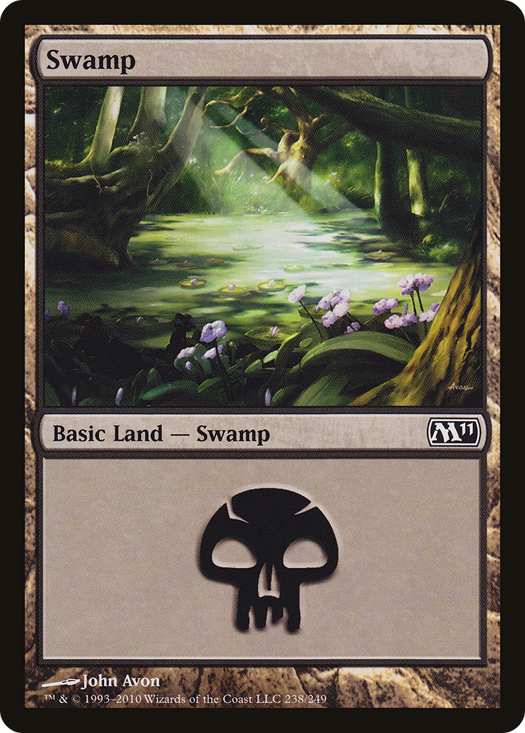 Swamp (M11-238) - Magic 2011 Foil