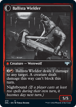 Ballista Watcher // Ballista Wielder (DBL-410) - Innistrad: Double Feature: (Double Faced Transform) Foil