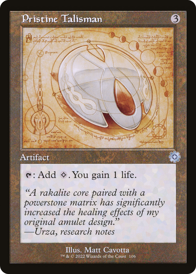 Pristine Talisman (BRR-106) - The Brothers' War Retro Artifacts Foil