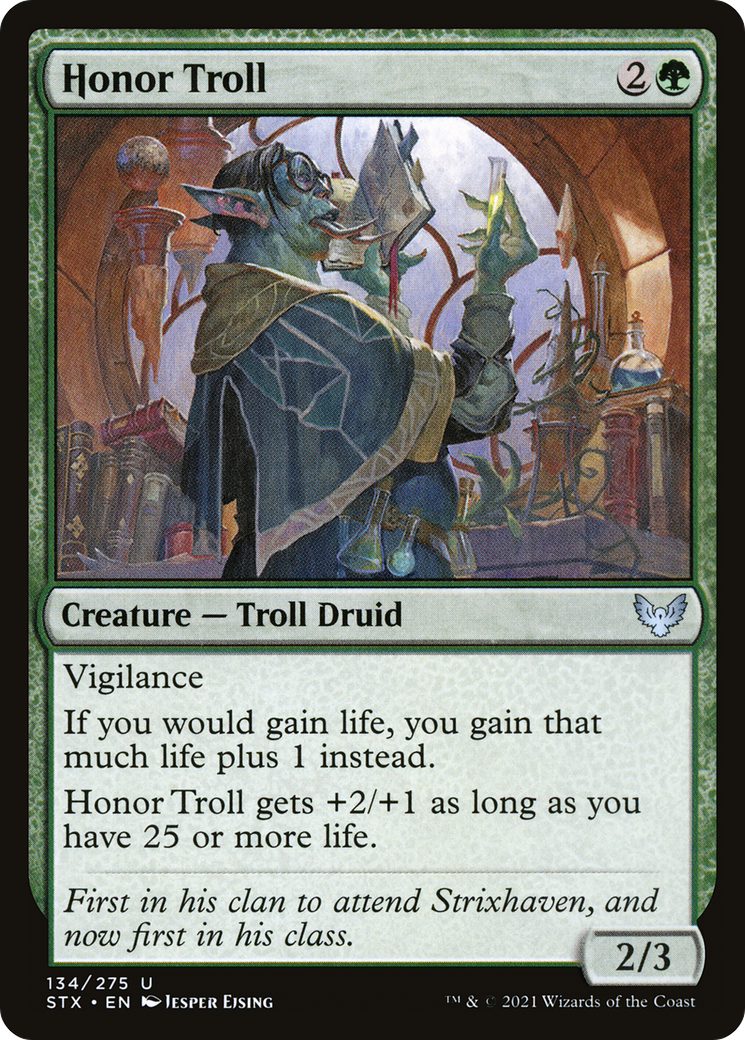 Honor Troll (STX-134) - Strixhaven: School of Mages