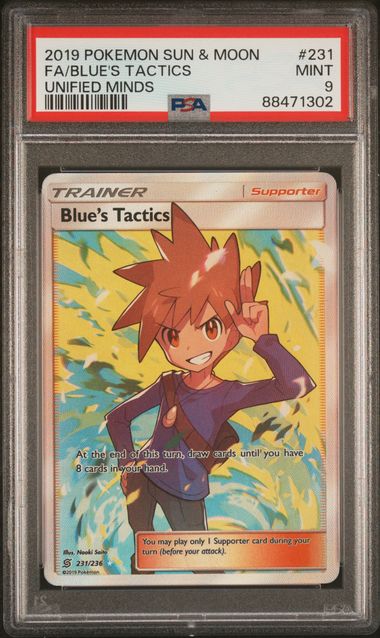 Blue's Tactics Unified Minds 231/236 PSA 9