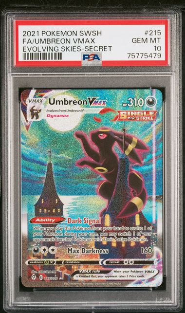 Umbreon VMAX Evolving Skies 215/203 PSA 10