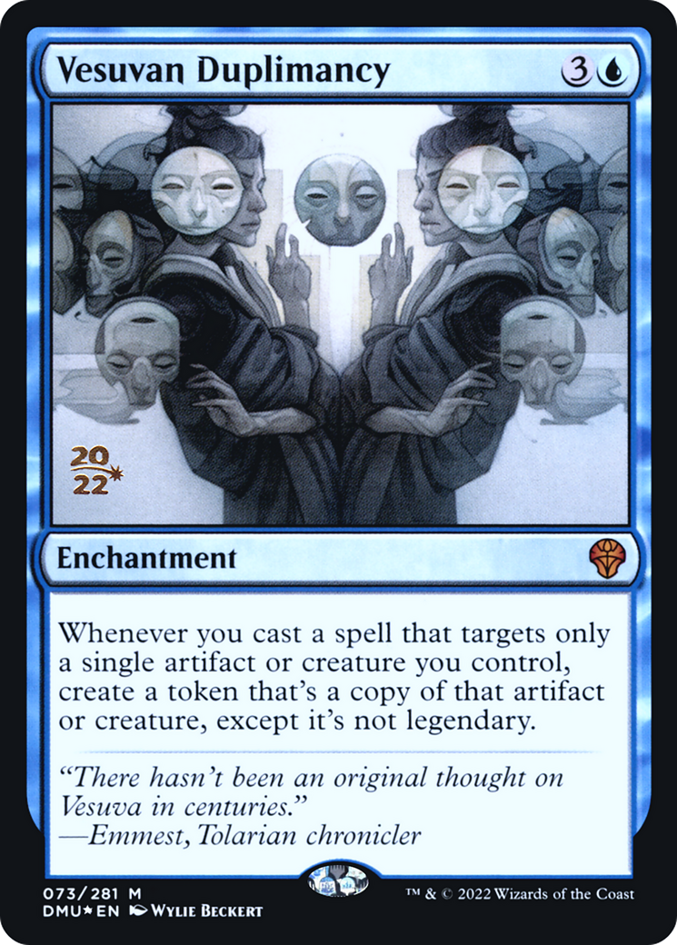 Vesuvan Duplimancy (PRE-73S) - Dominaria United Promos Foil