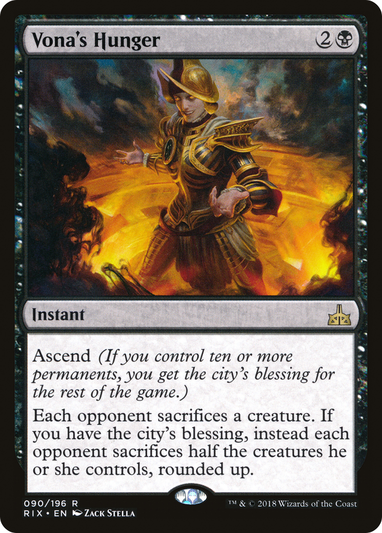 Vona's Hunger (RIX-090) - Rivals of Ixalan Foil