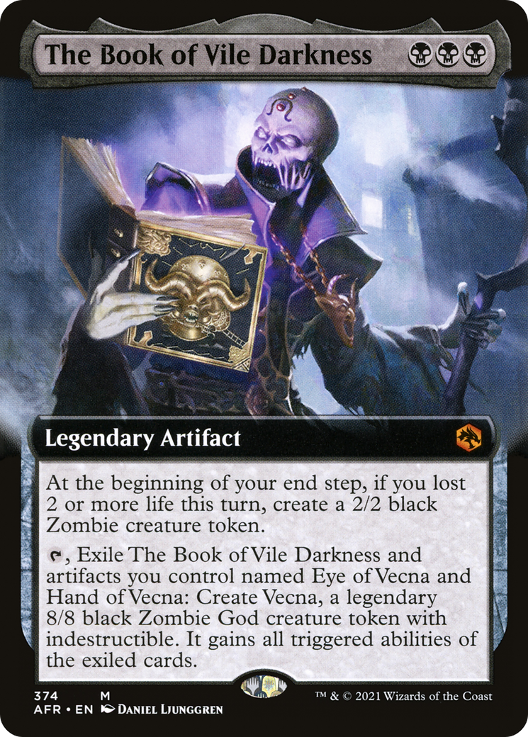 The Book of Vile Darkness (AFR-374) - Adventures in the Forgotten Realms: (Extended Art)