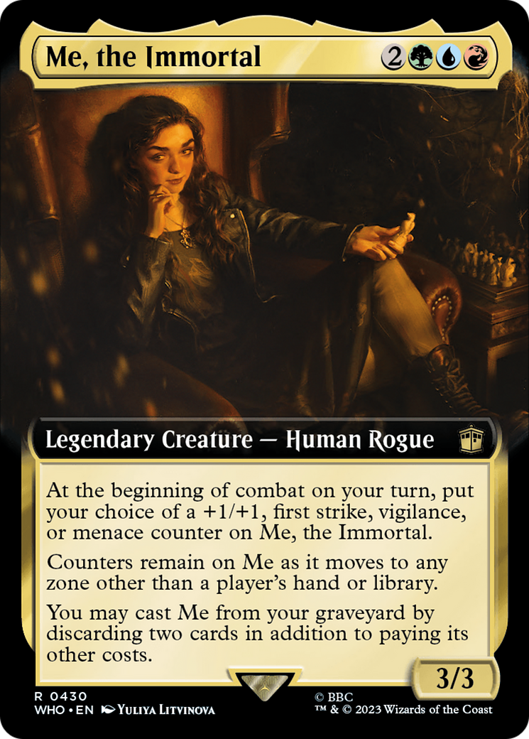 Me, the Immortal (WHO-430) - Doctor Who: (Extended Art)