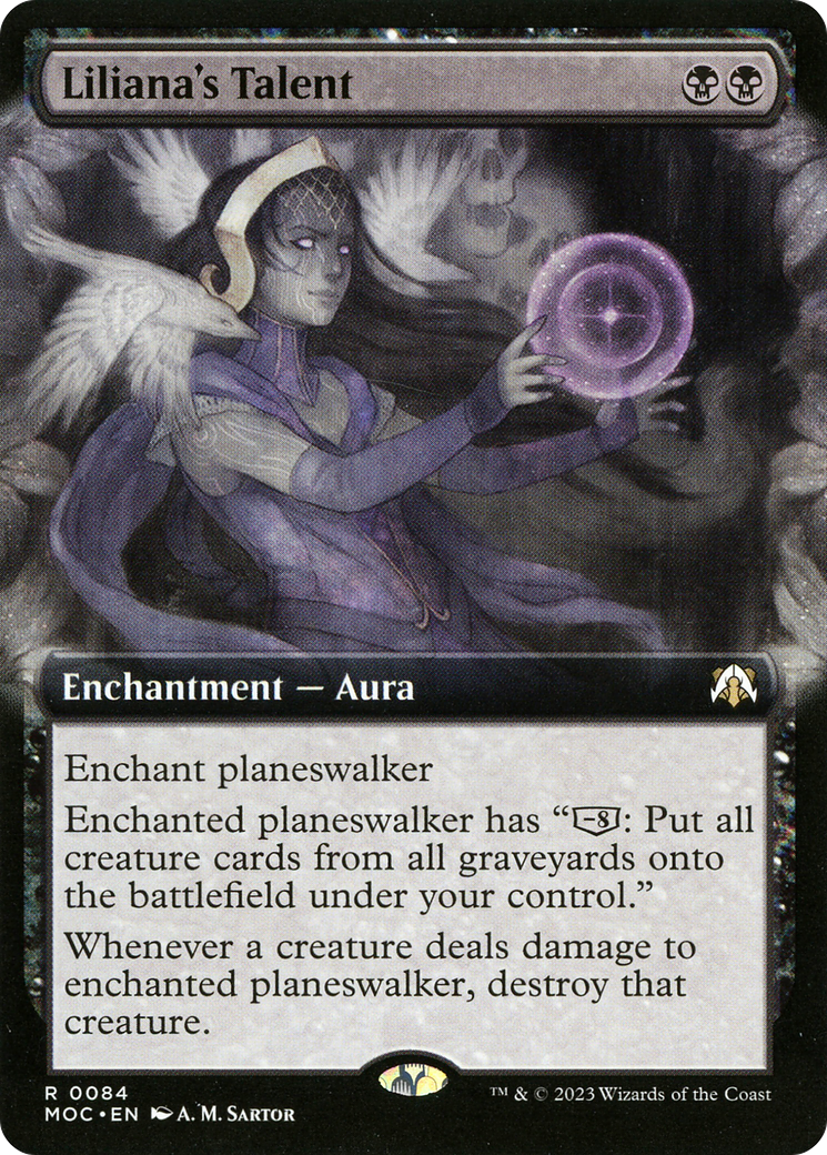 Liliana's Talent (MOC-084) - March of the Machine Commander: (Extended Art)