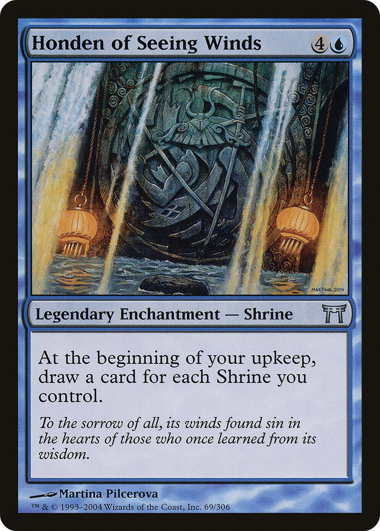 Honden of Seeing Winds (CHK-069) - Champions of Kamigawa Foil