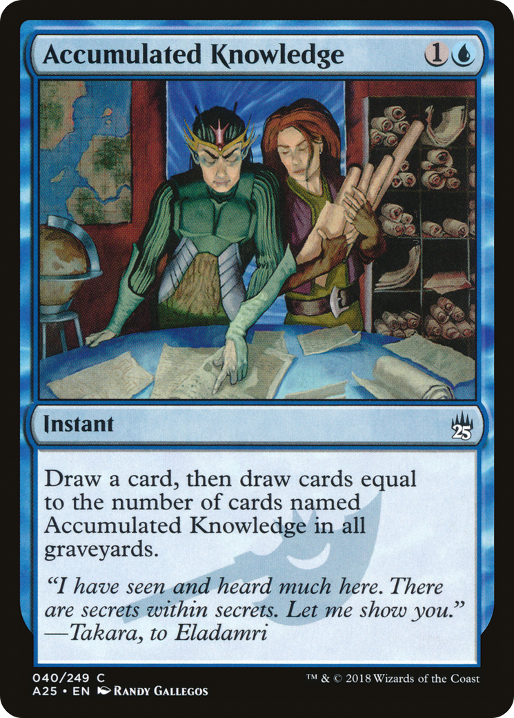 Accumulated Knowledge (A25-040) - Masters 25 Foil