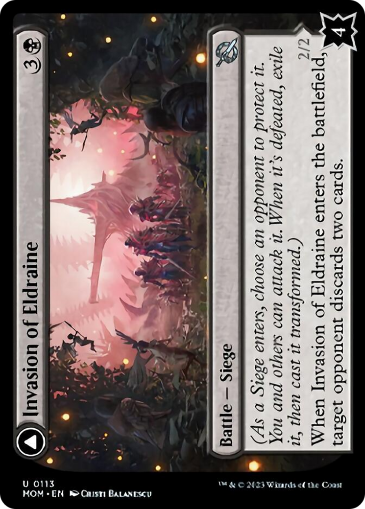 Invasion of Eldraine // Prickle Faeries (MOM-113) - March of the Machine Foil