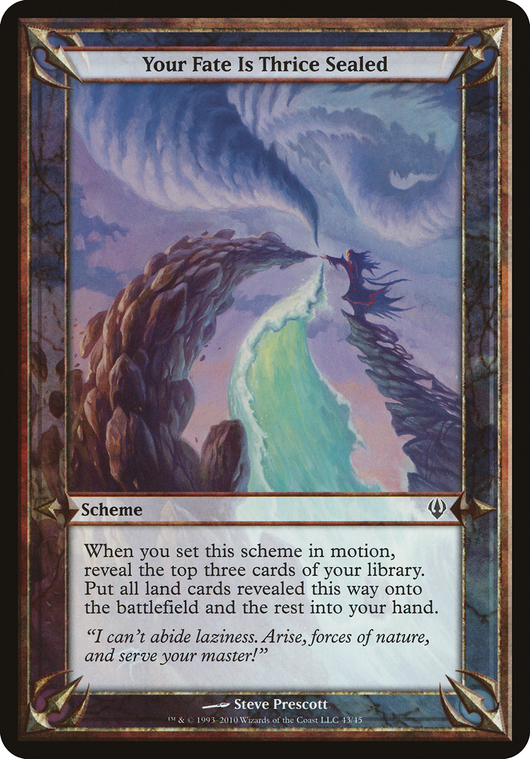 Your Fate Is Thrice Sealed (OVER-43★) - Archenemy Schemes