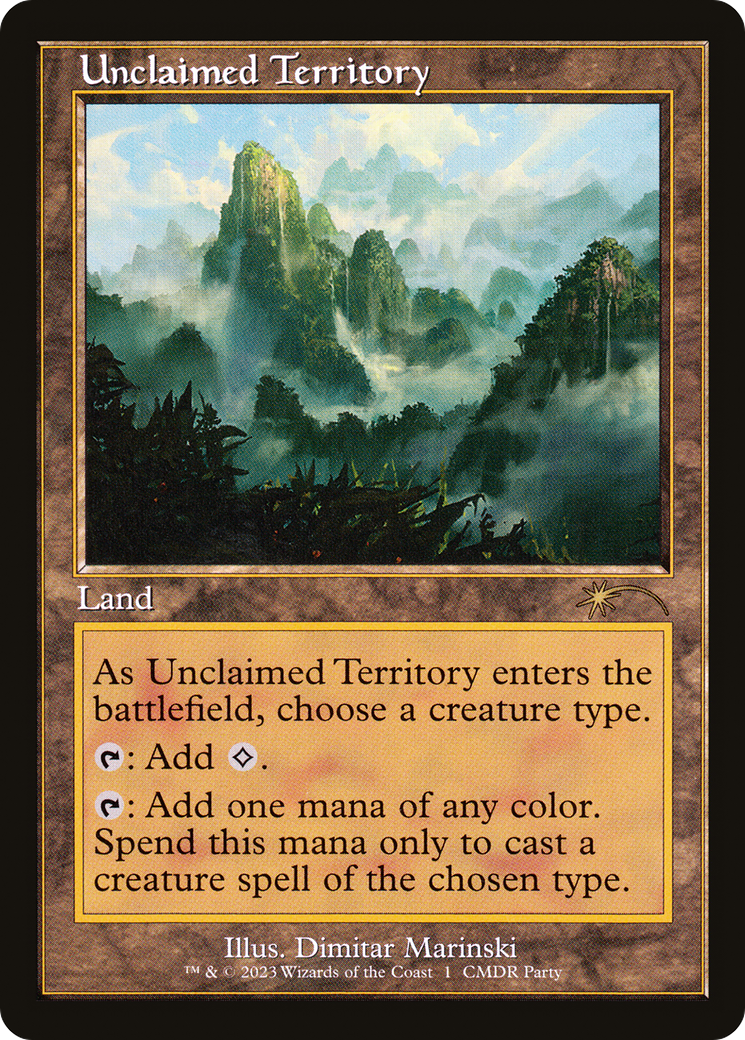 Unclaimed Territory (WPN-011) - Wizards Play Network 2023