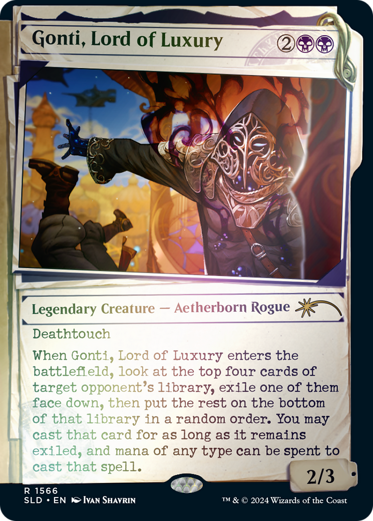 Gonti, Lord of Luxury (SLD-1566★) - Secret Lair Drop: (Showcase) Foil