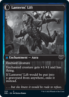 Lantern Bearer // Lanterns' Lift (DBL-333) - Innistrad: Double Feature: (Double Faced Transform) Foil