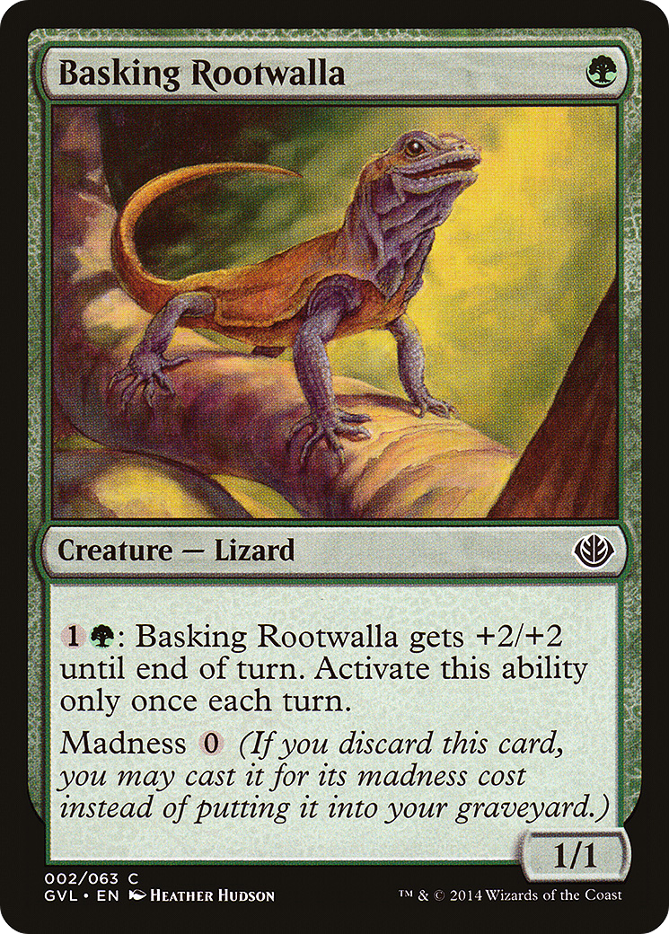 Basking Rootwalla (DD3-002) - Duel Decks Anthology: Garruk vs. Liliana