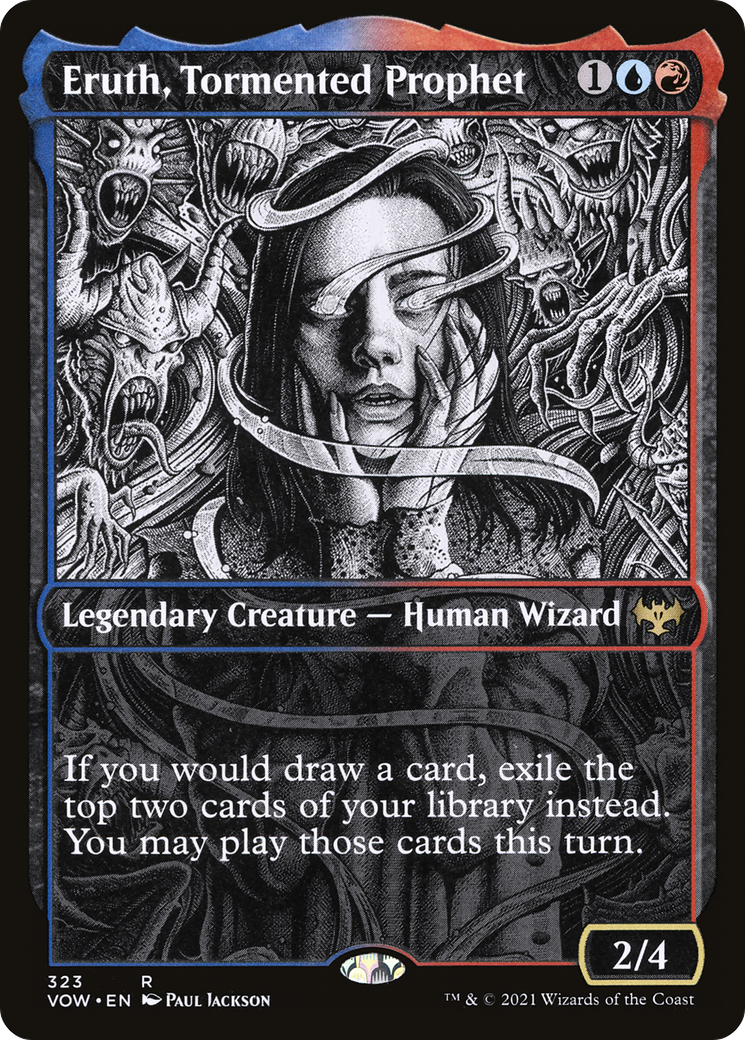 Eruth, Tormented Prophet (VOW-323) - Innistrad: Crimson Vow: (Showcase) Foil