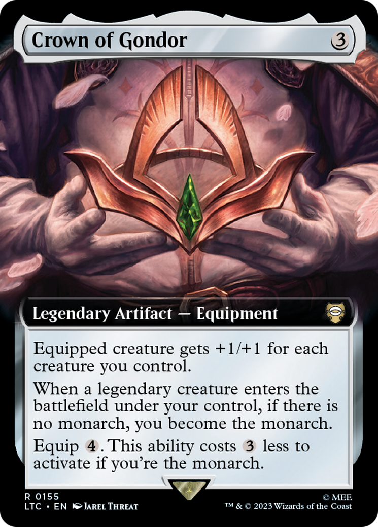 Crown of Gondor (LTC-155) - Tales of Middle-earth Commander: (Extended Art) Foil
