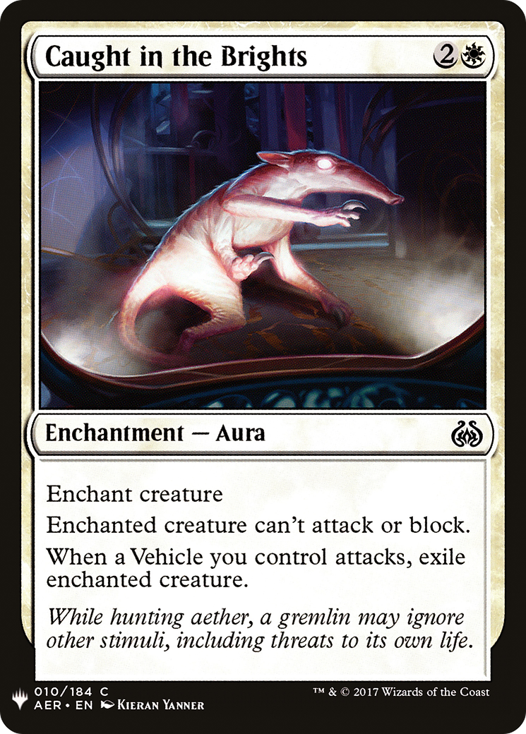 Caught in the Brights (LIST-AER-10) - The List