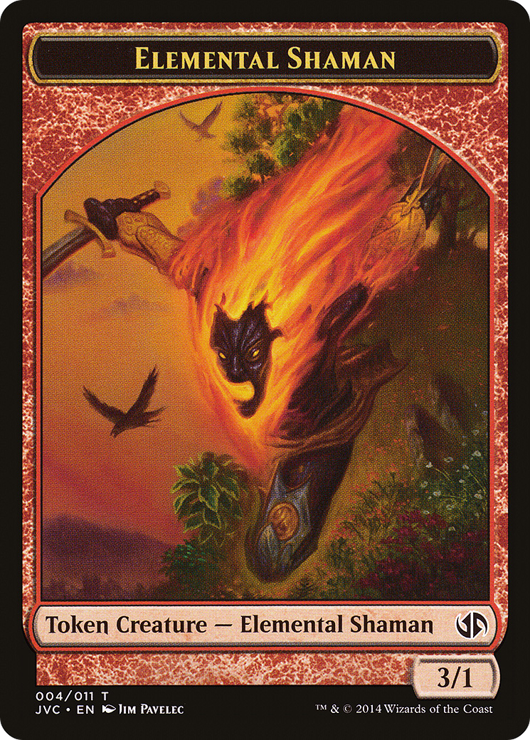Elemental Shaman (DD3-004) - Duel Decks Anthology: Jace vs. Chandra Tokens