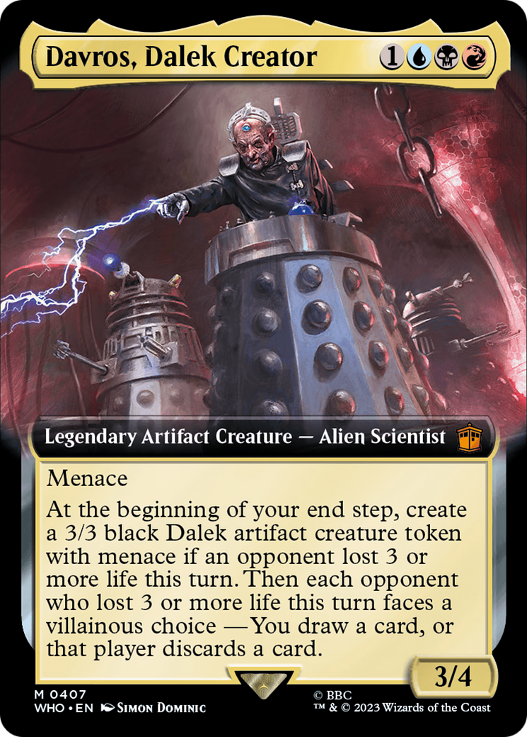 Davros, Dalek Creator (WHO-407) - Doctor Who: (Extended Art)