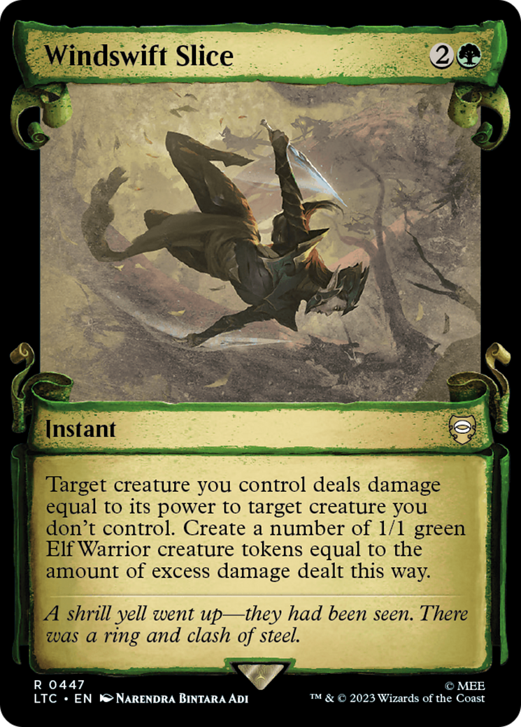 Windswift Slice (LTC-447) - Tales of Middle-earth Commander: (Showcase)