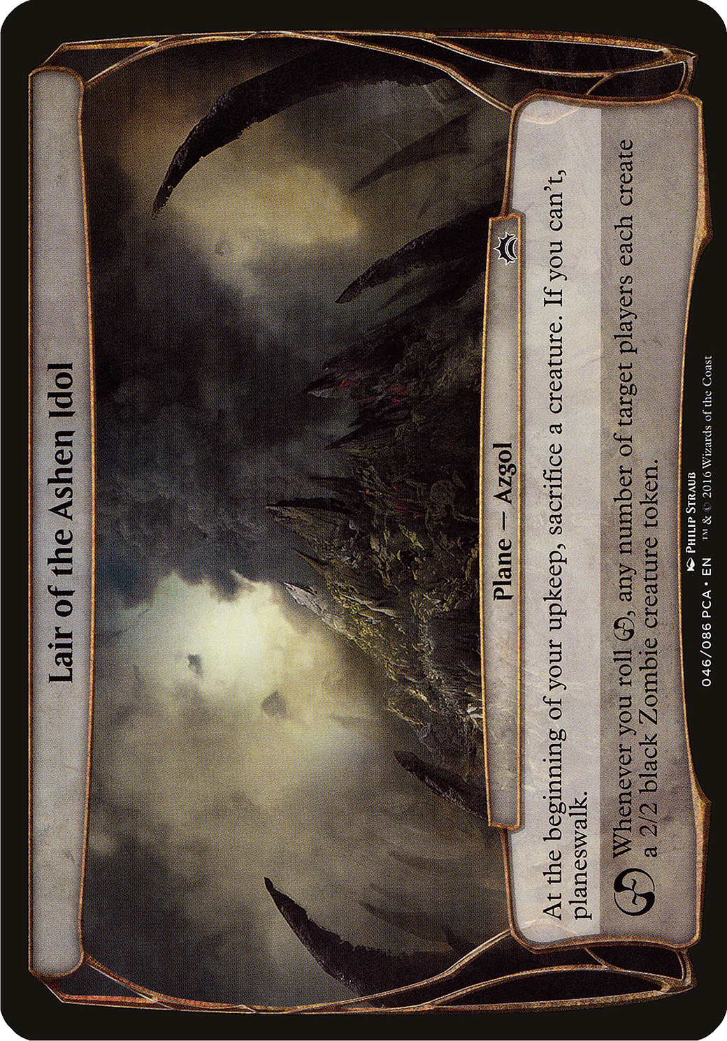 Lair of the Ashen Idol (OVER-046) - Planechase Anthology Planes