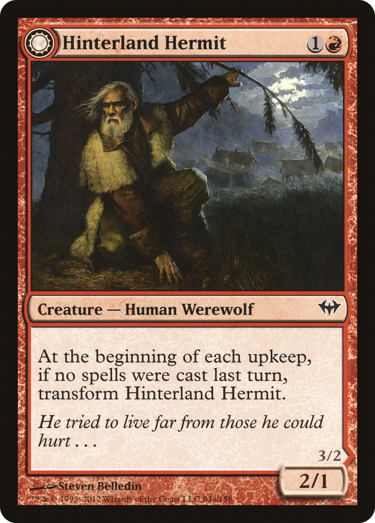 Hinterland Hermit // Hinterland Scourge (DKA-094) - Dark Ascension: (Double Faced Transform)