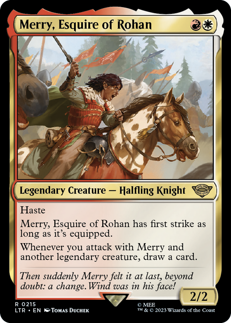 Merry, Esquire of Rohan (LTR-215) - The Lord of the Rings: Tales of Middle-earth
