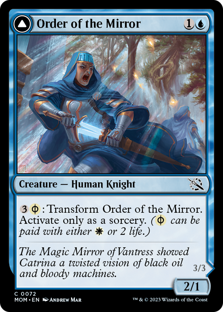 Order of the Mirror // Order of the Alabaster Host (MOM-072) - March of the Machine Foil