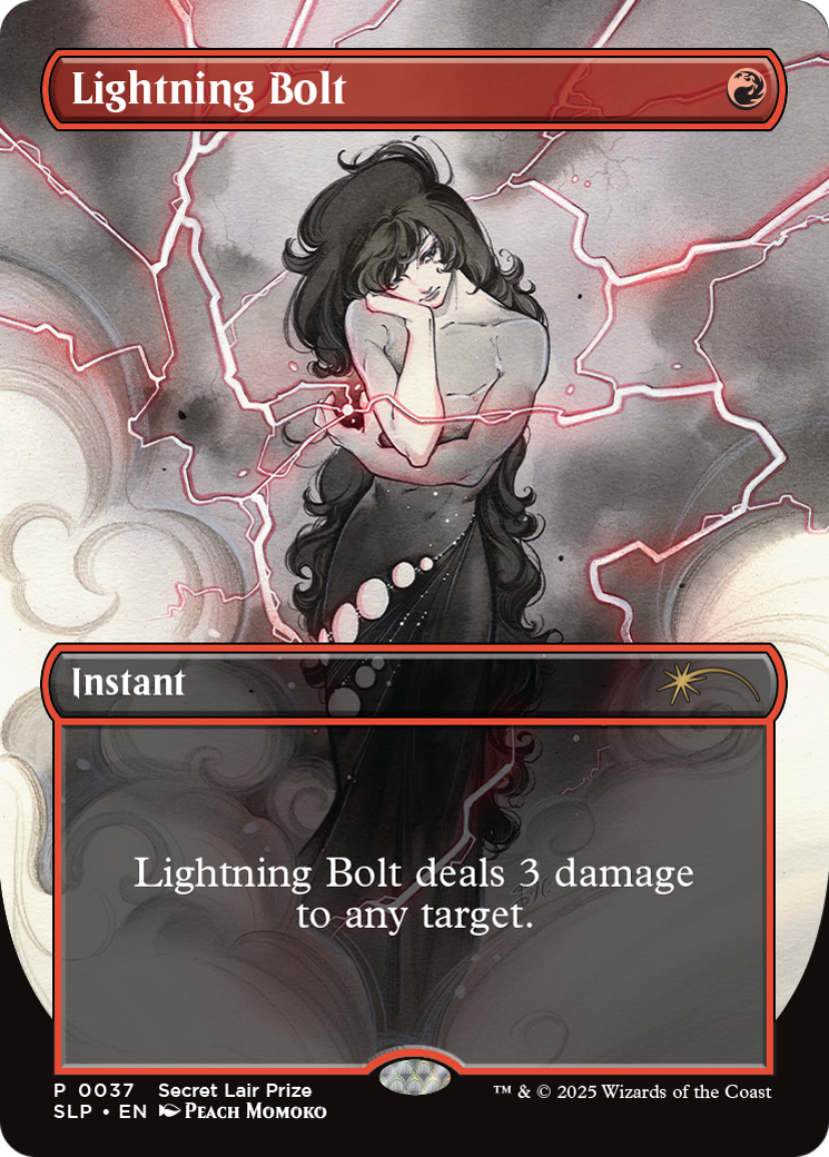Lightning Bolt (SLP-037) - Secret Lair Showdown Foil